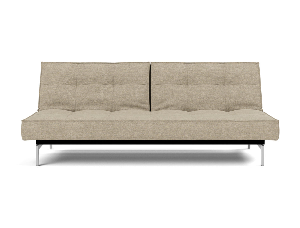SPLITBACK Sofa Bed Chrome 115x210CM