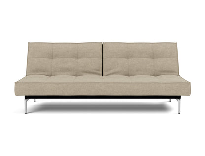 SPLITBACK Sofa Bed Chrome 115x210CM