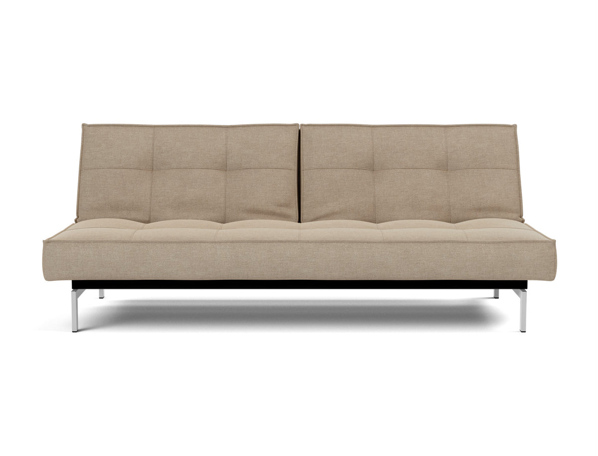 SPLITBACK Sofa Bed Chrome 115x210CM