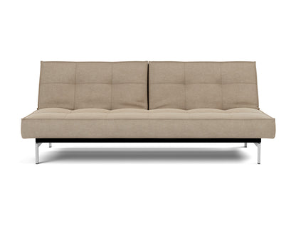 SPLITBACK Sofa Bed Chrome 115x210CM