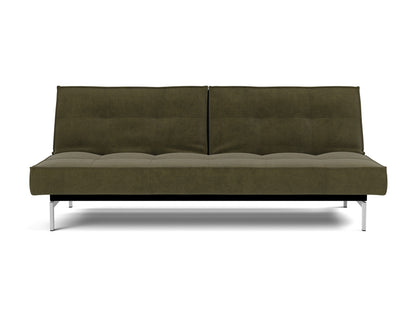 SPLITBACK Sofa Bed Chrome 115x210CM