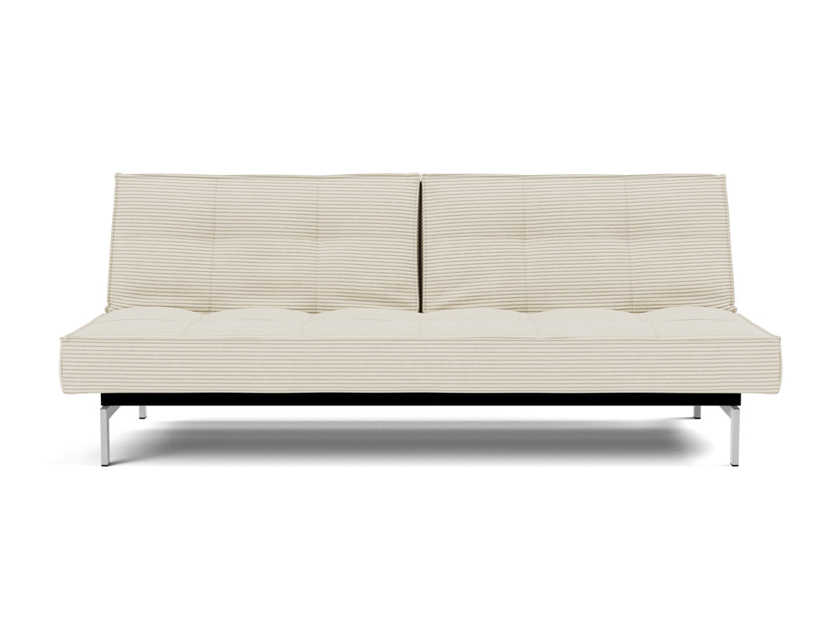 SPLITBACK Sofa Bed Chrome 115x210CM