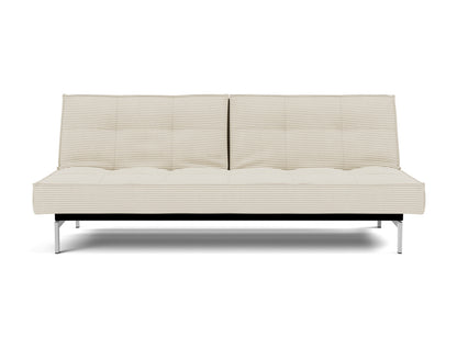 SPLITBACK Sofa Bed Chrome 115x210CM