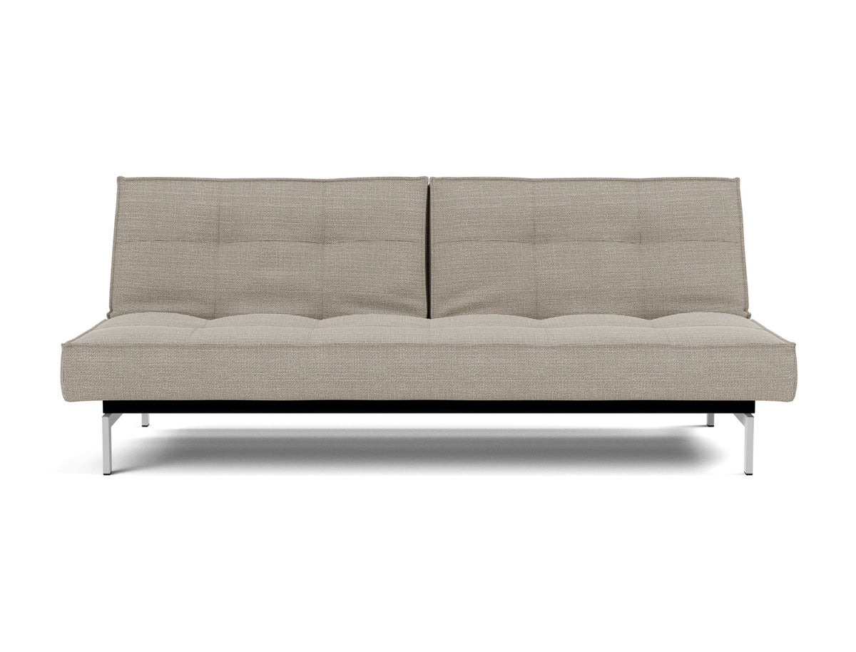 SPLITBACK Sofa Bed Chrome 115x210CM