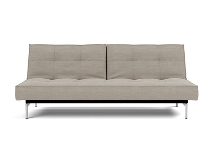 SPLITBACK Sofa Bed Chrome 115x210CM
