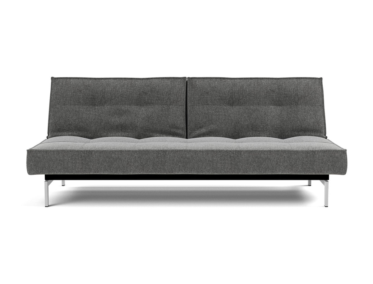 SPLITBACK Sofa Bed Chrome 115x210CM