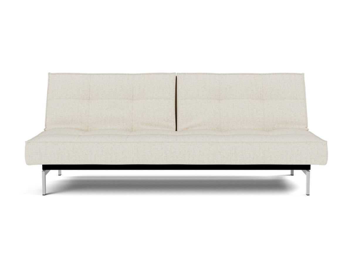 SPLITBACK Sofa Bed Chrome 115x210CM