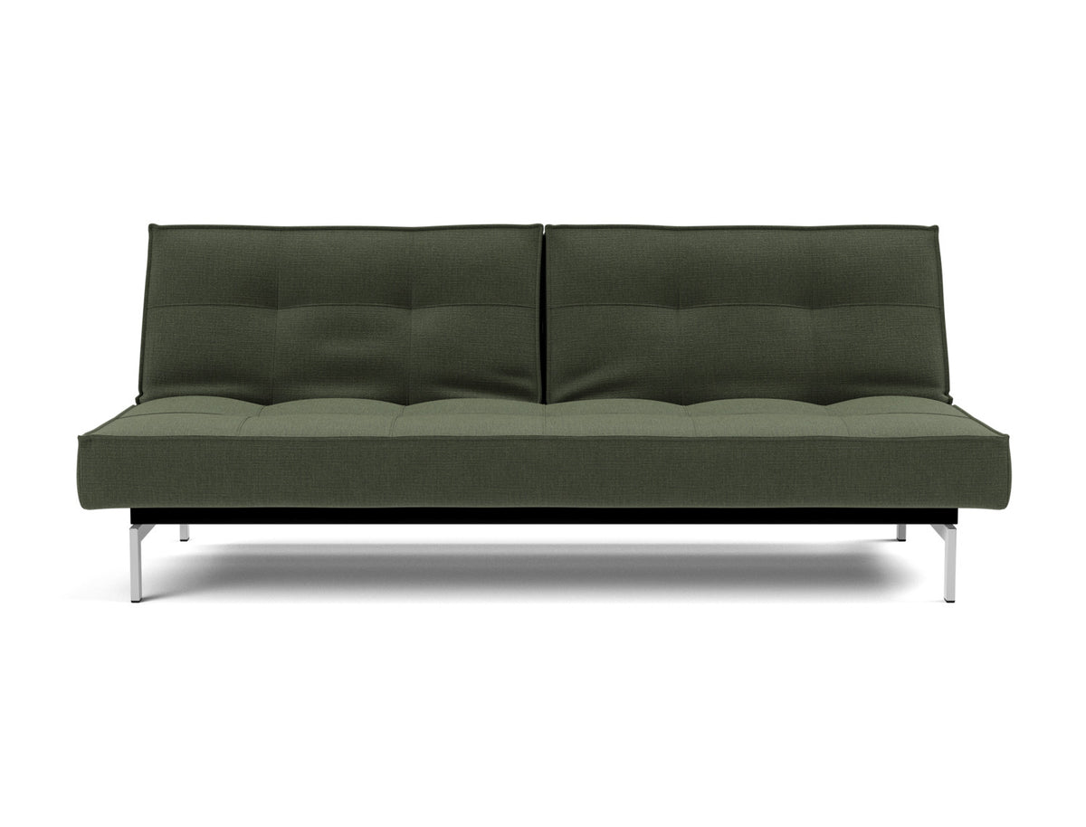 SPLITBACK Sofa Bed Chrome 115x210CM
