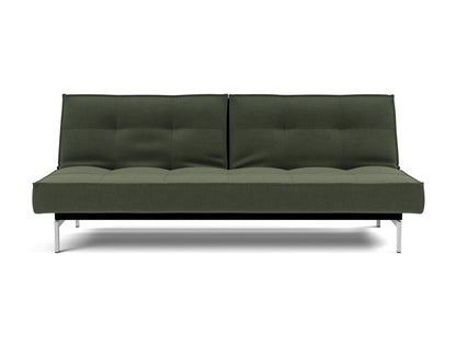 SPLITBACK Sofa Bed Chrome 115x210CM