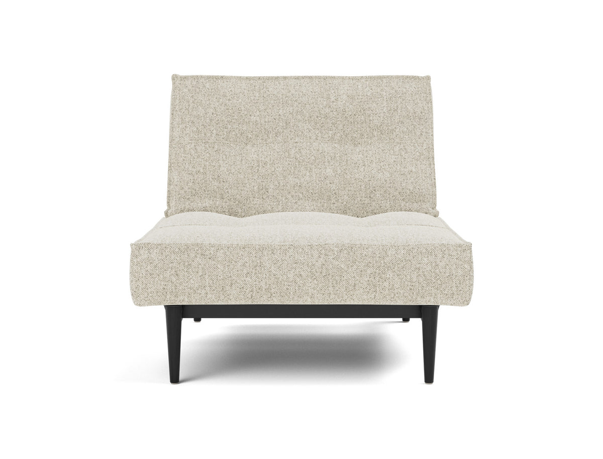 SPLITBACK Chair Styletto, Black Oak, front