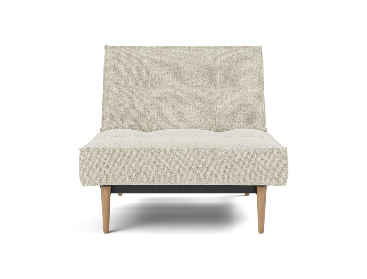 SPLITBACK Chair Styletto, Light Oak, front