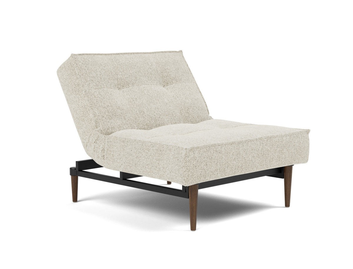 SPLITBACK Chair Styletto, Dark Oak, reclined back