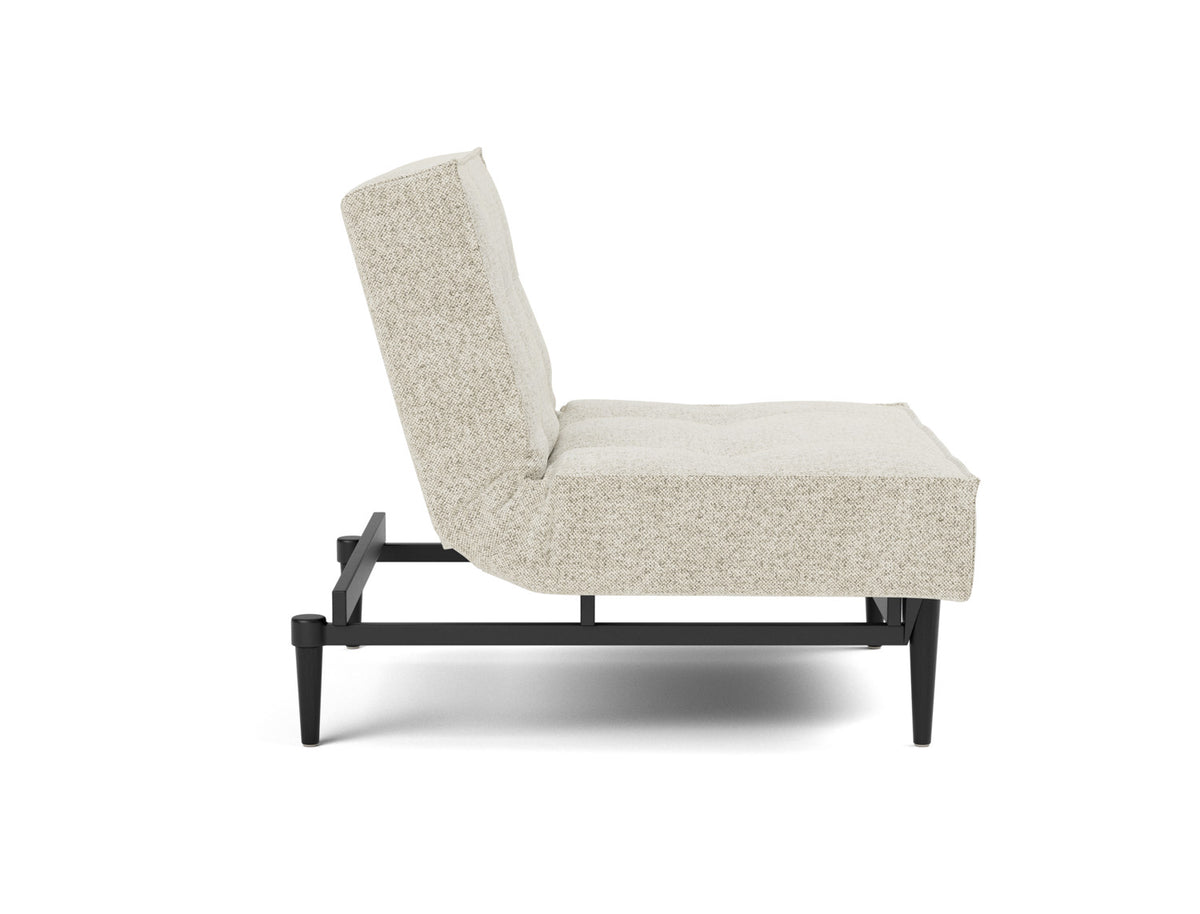 SPLITBACK Chair Styletto, Black Oak, side view