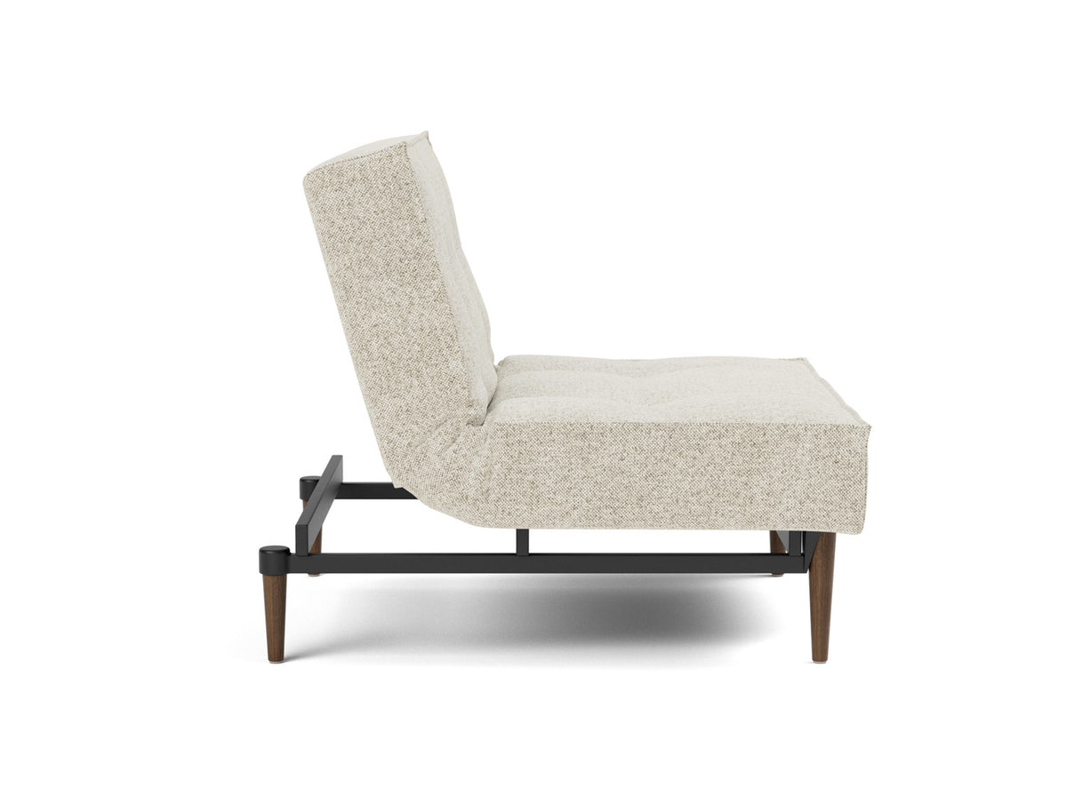 SPLITBACK Chair Styletto, Dark Oak, side view