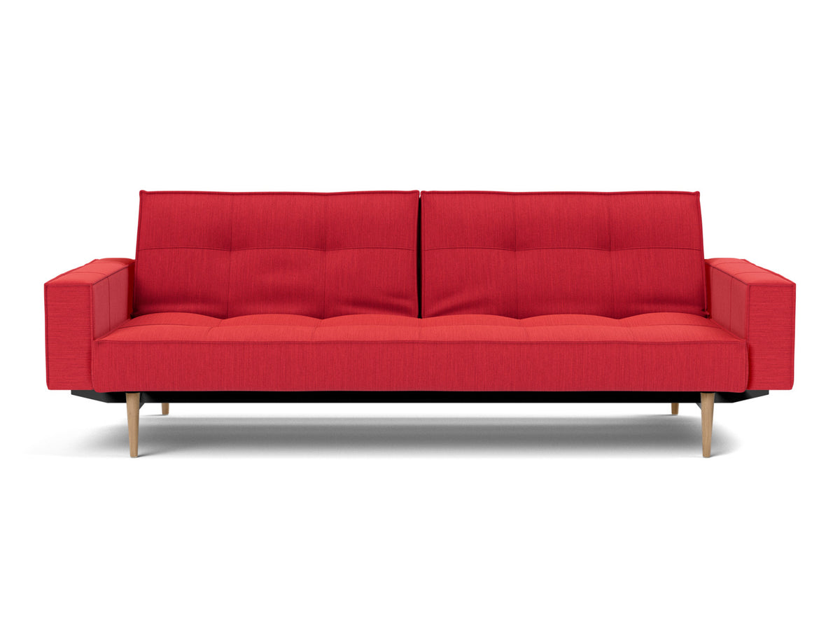 SPLITBACK Sofa Bed with Arm Rests Styletto 115x210CM