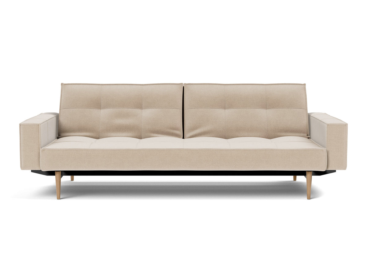 SPLITBACK Sofa Bed with Arm Rests Styletto 115x210CM