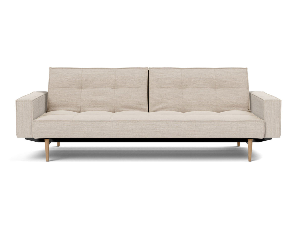 SPLITBACK Sofa Bed with Arm Rests Styletto 115x210CM
