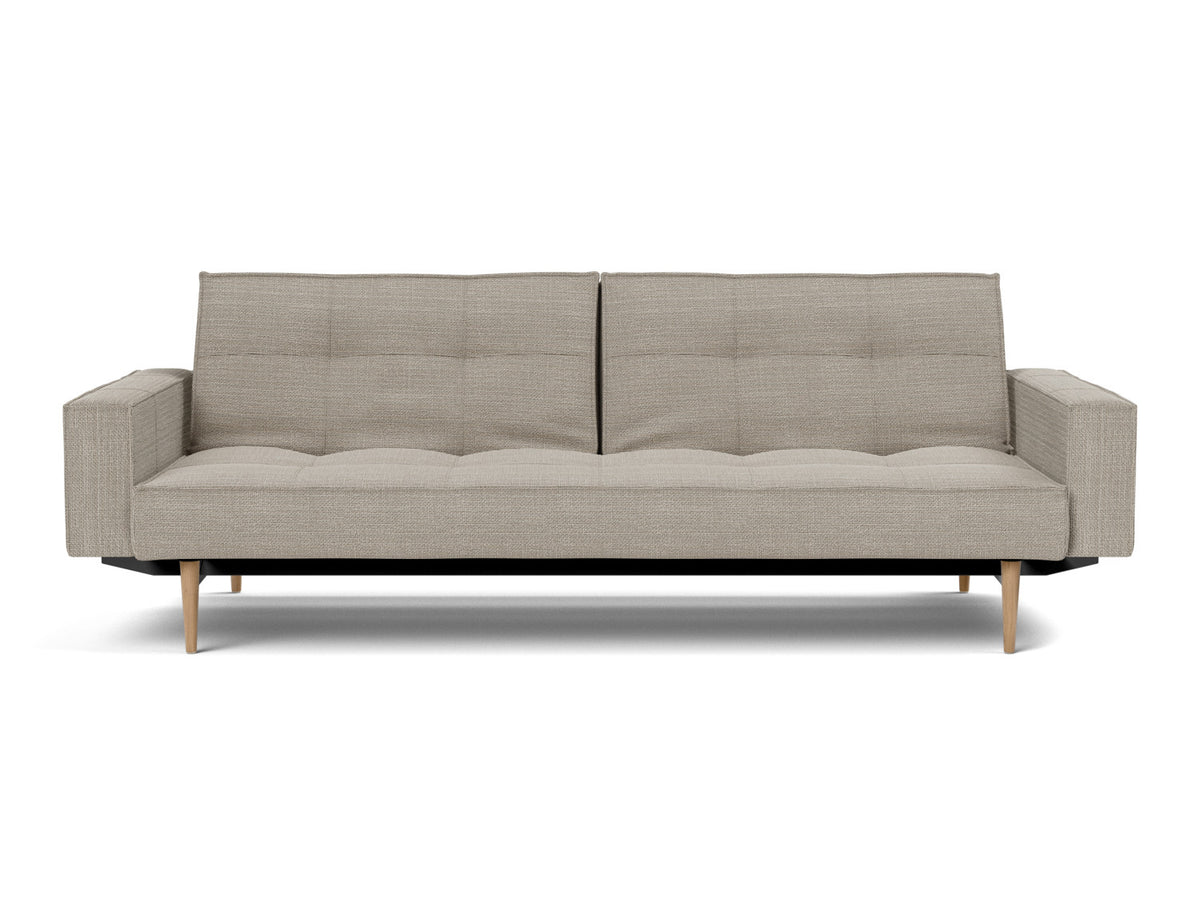 SPLITBACK Sofa Bed with Arm Rests Styletto 115x210CM