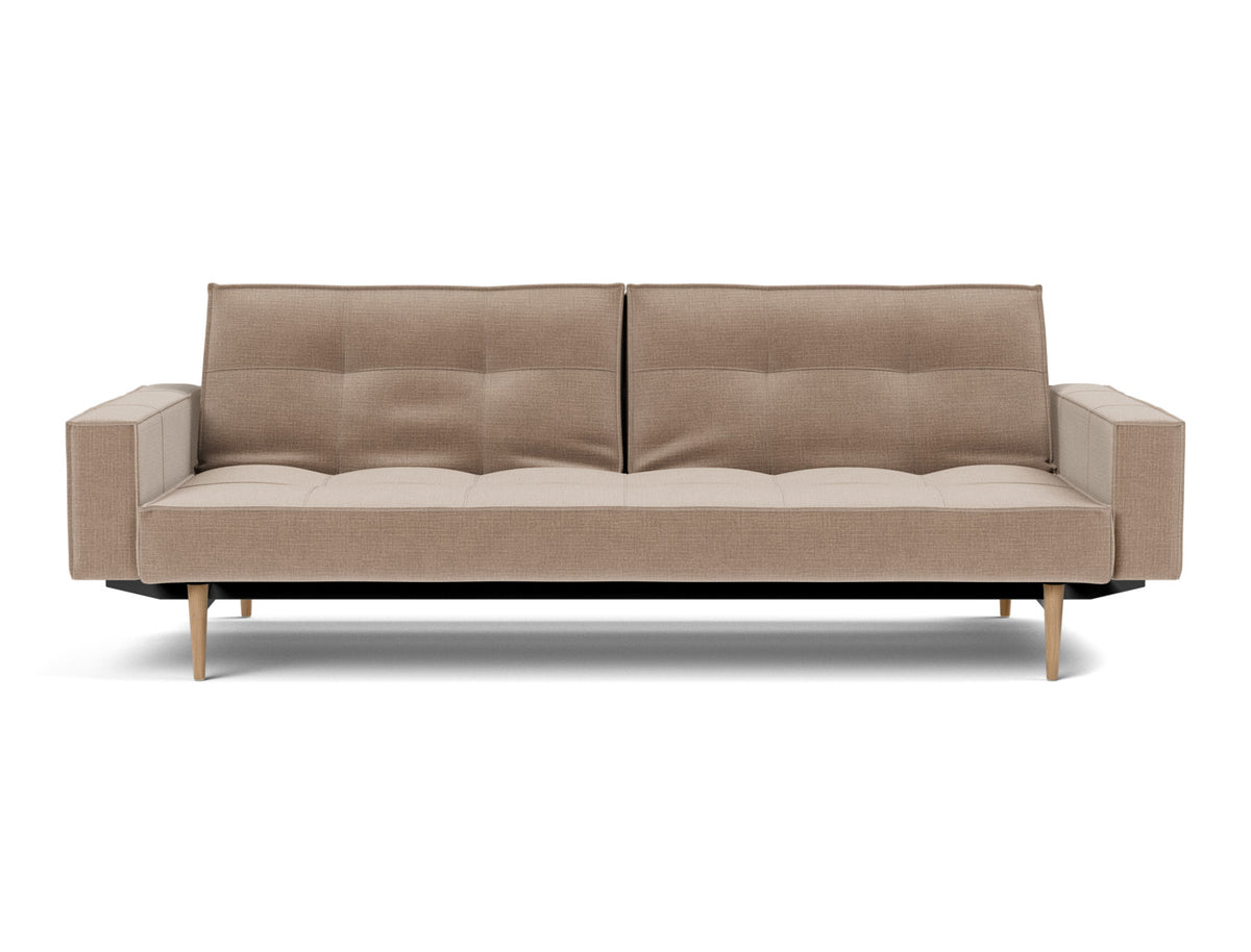 SPLITBACK Sofa Bed with Arm Rests Styletto 115x210CM