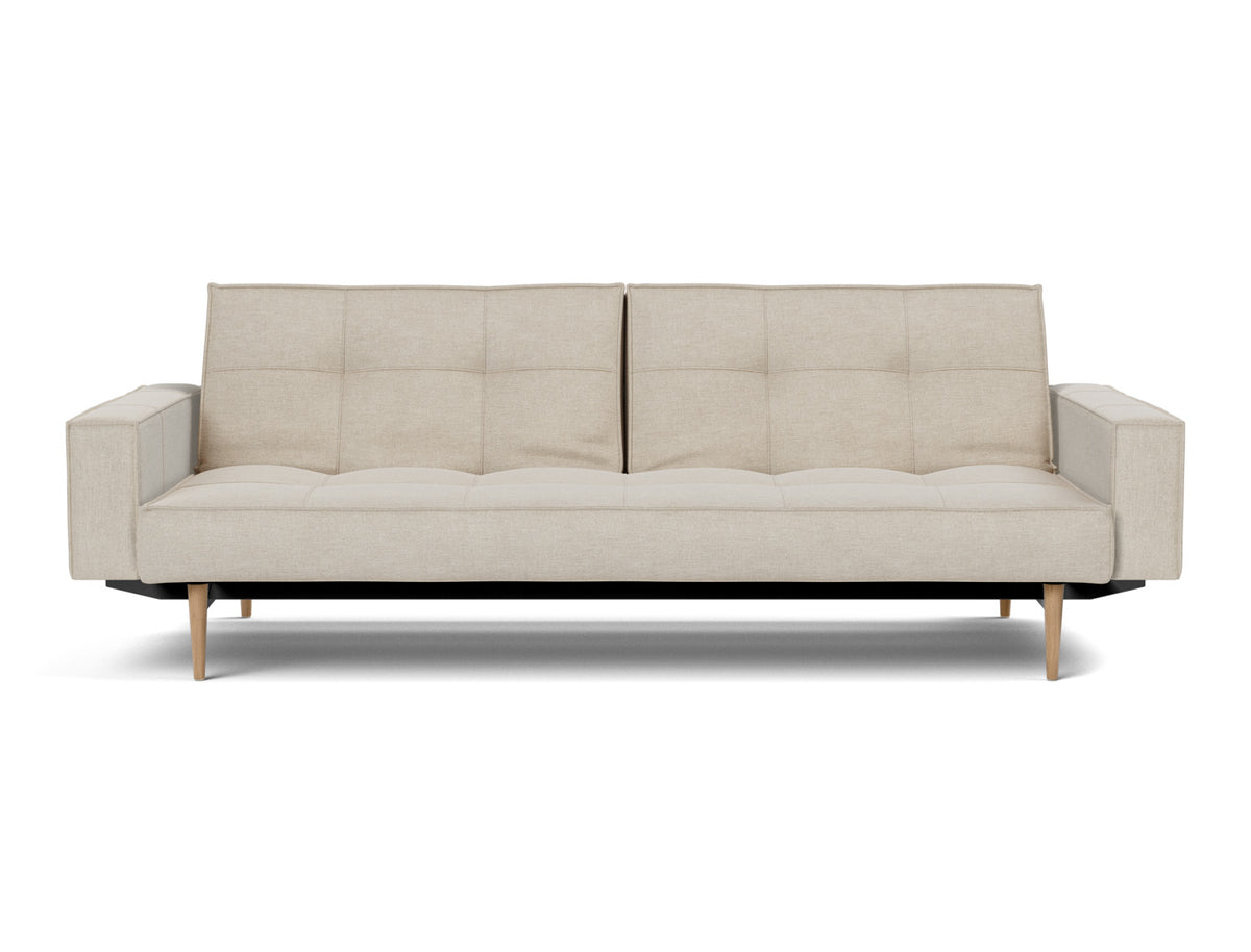 SPLITBACK Sofa Bed with Arm Rests Styletto 115x210CM