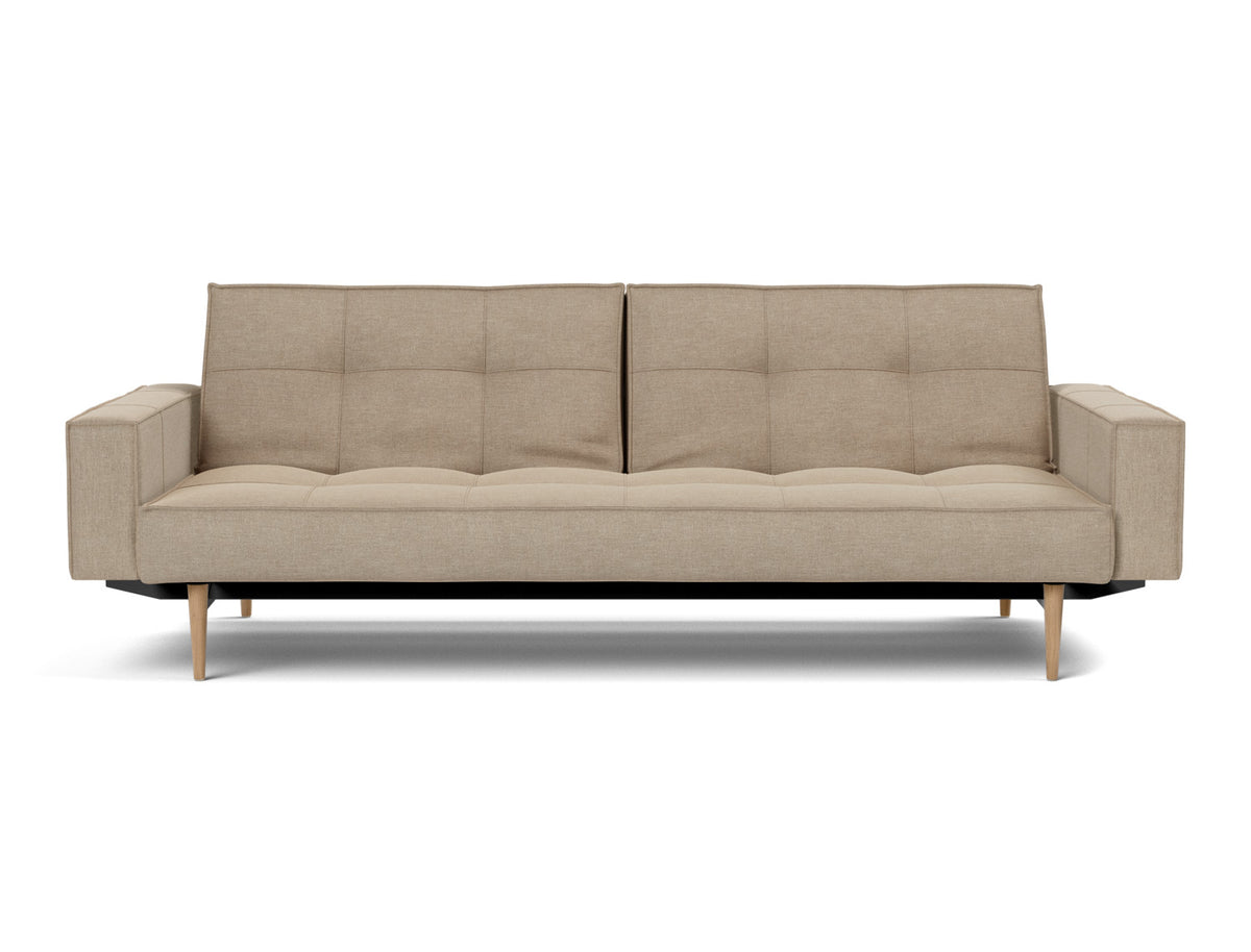 SPLITBACK Sofa Bed with Arm Rests Styletto 115x210CM