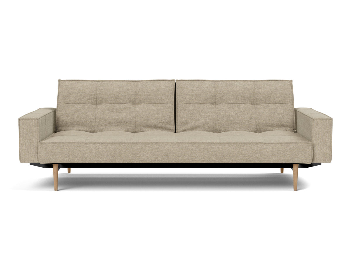 SPLITBACK Sofa Bed with Arm Rests Styletto 115x210CM