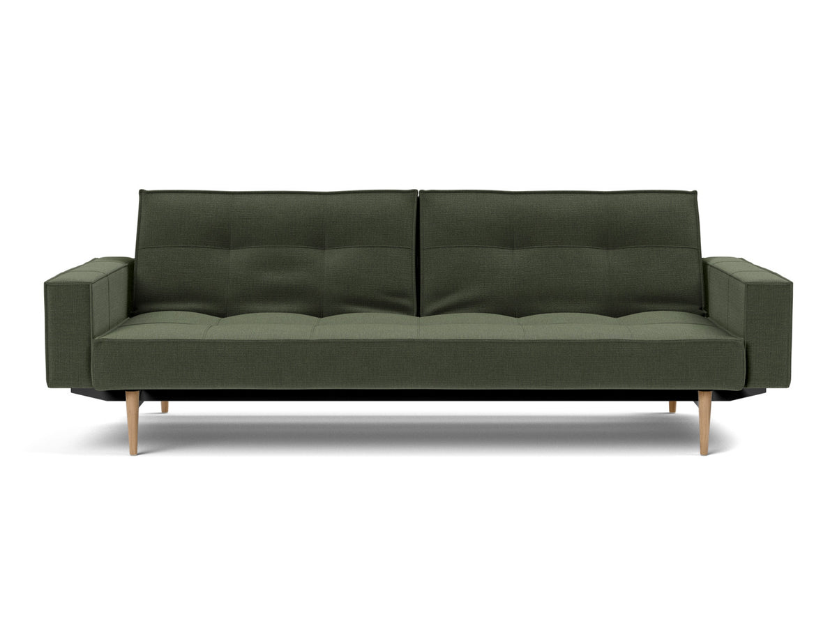 SPLITBACK Sofa Bed with Arm Rests Styletto 115x210CM