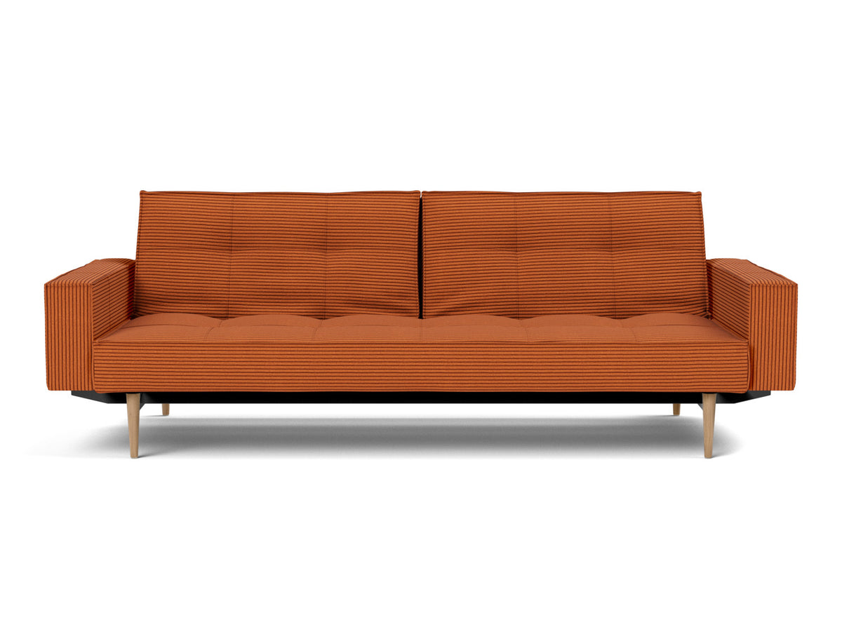 SPLITBACK Sofa Bed with Arm Rests Styletto 115x210CM