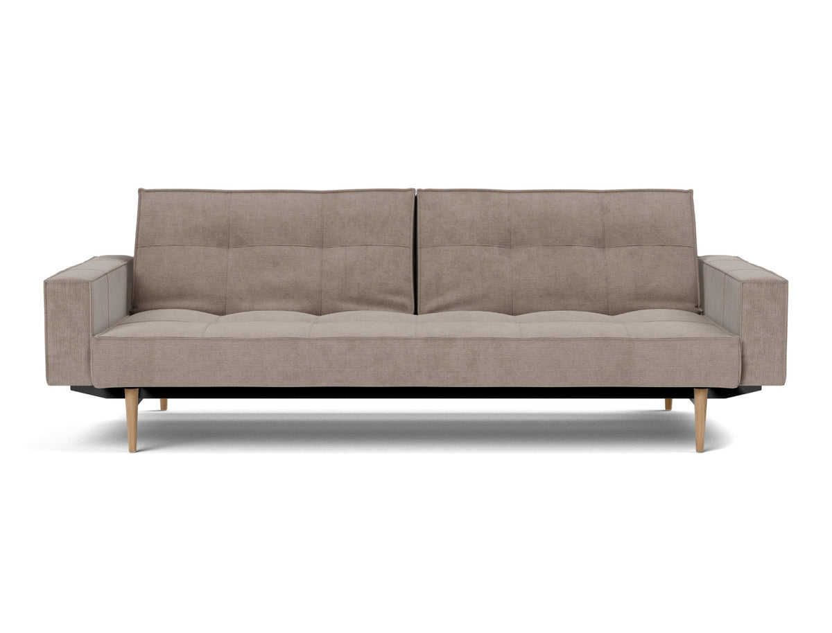 SPLITBACK Sofa Bed with Arm Rests Styletto 115x210CM