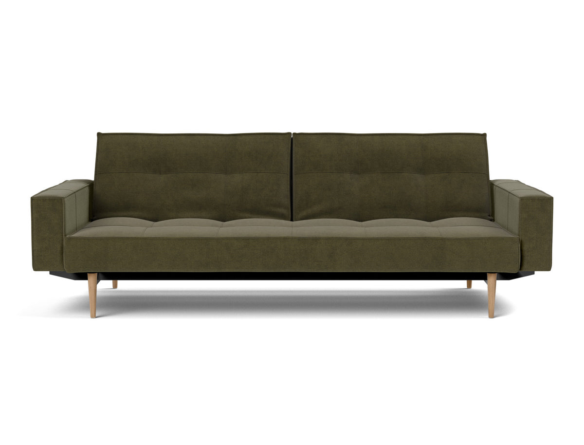 SPLITBACK Sofa Bed with Arm Rests Styletto 115x210CM