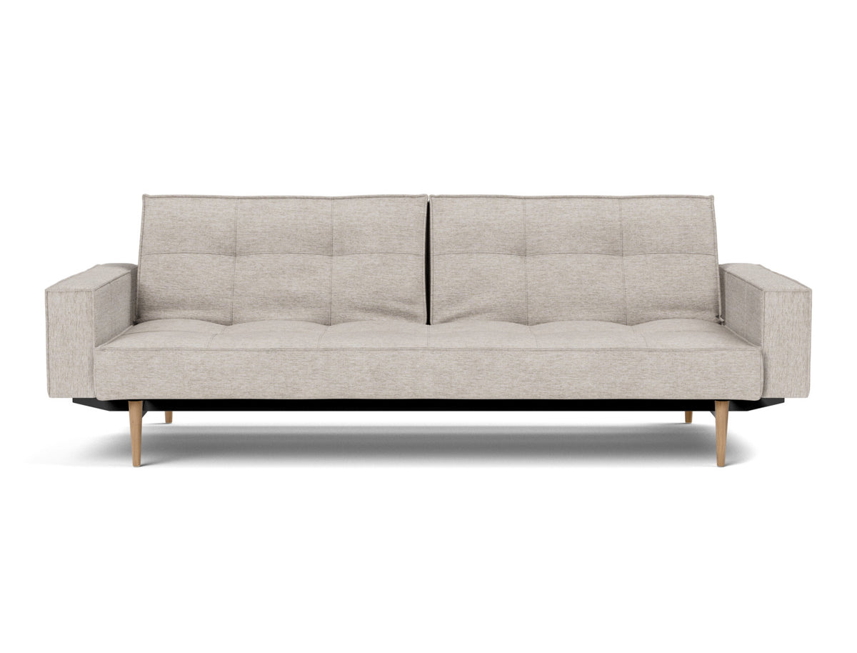 SPLITBACK Sofa Bed with Arm Rests Styletto 115x210CM