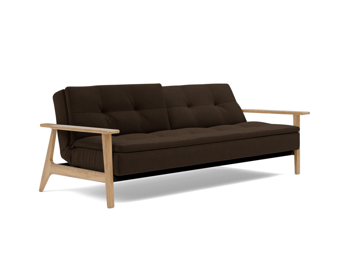 DUBLEXO Sofa Bed Frej, reclined back