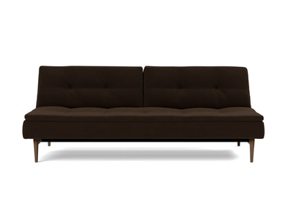 DUBLEXO Sofa Bed Styletto, Dark Oak, front