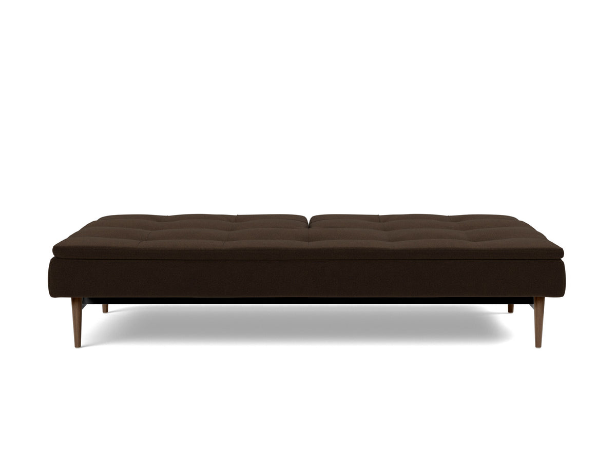 DUBLEXO Sofa Bed Styletto, Dark Oak, bed position