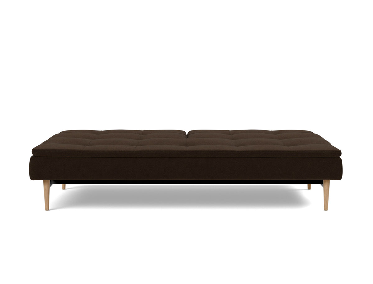 DUBLEXO Sofa Bed Styletto, Light Oak, bed position