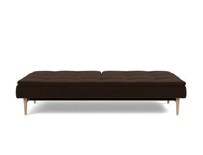 DUBLEXO Sofa Bed Styletto, Light Oak, bed position