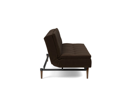 DUBLEXO Sofa Bed Styletto, Dark Oak, side view