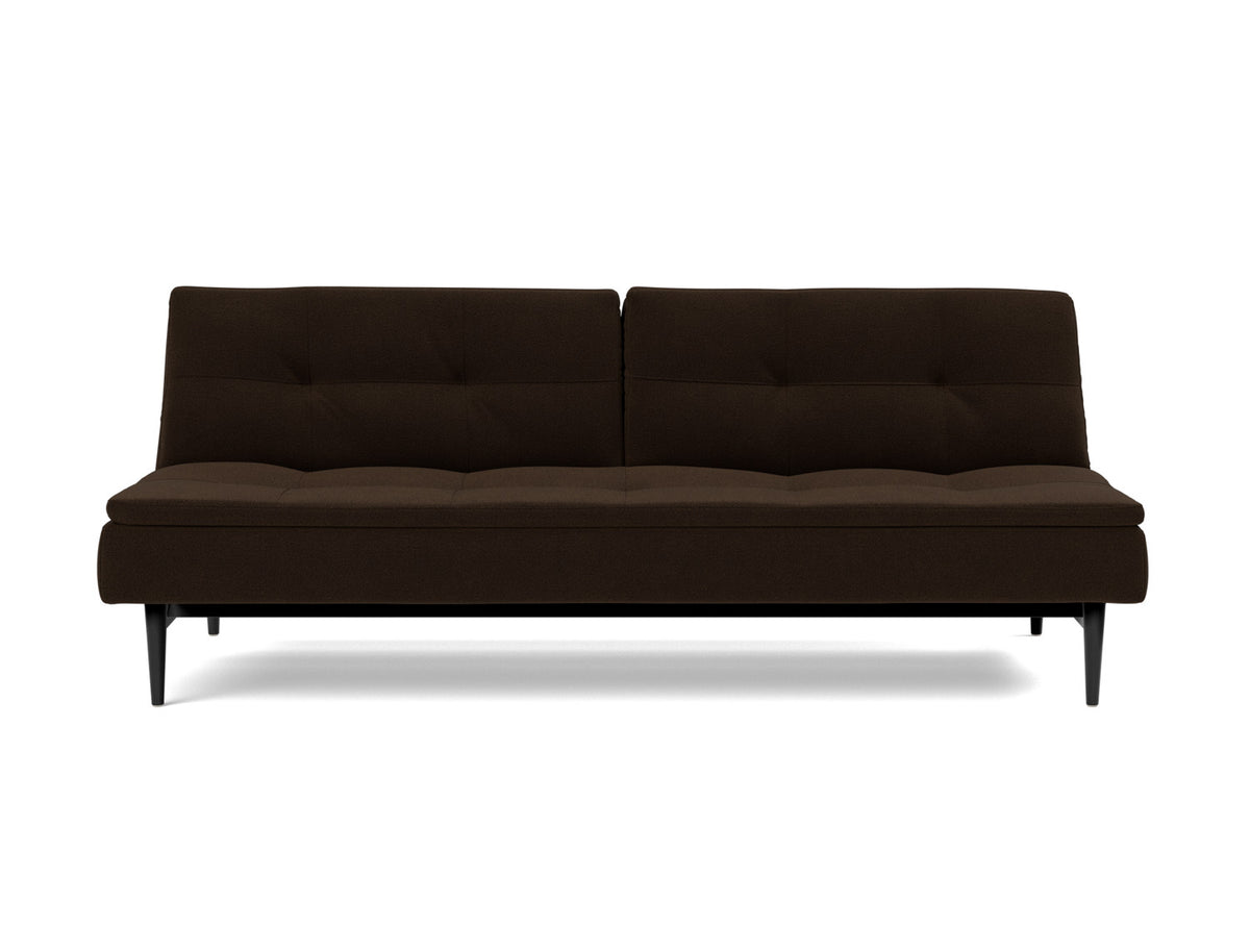 DUBLEXO Sofa Bed Styletto, Black Oak, front
