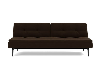 DUBLEXO Sofa Bed Styletto, Black Oak, front
