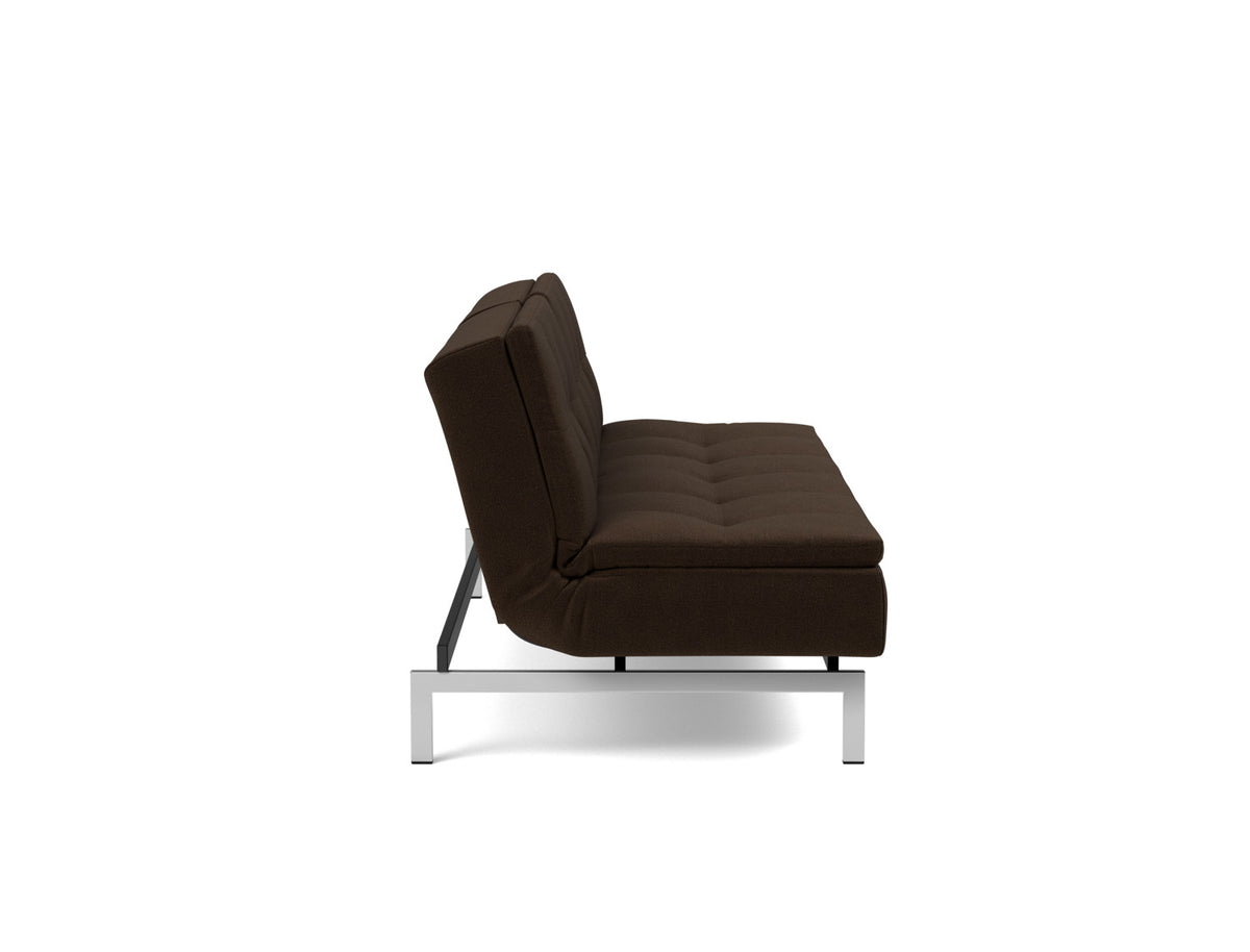 DUBLEXO Sofa Bed Chrome, side view