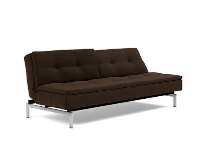 DUBLEXO Sofa Bed Chrome, reclined back