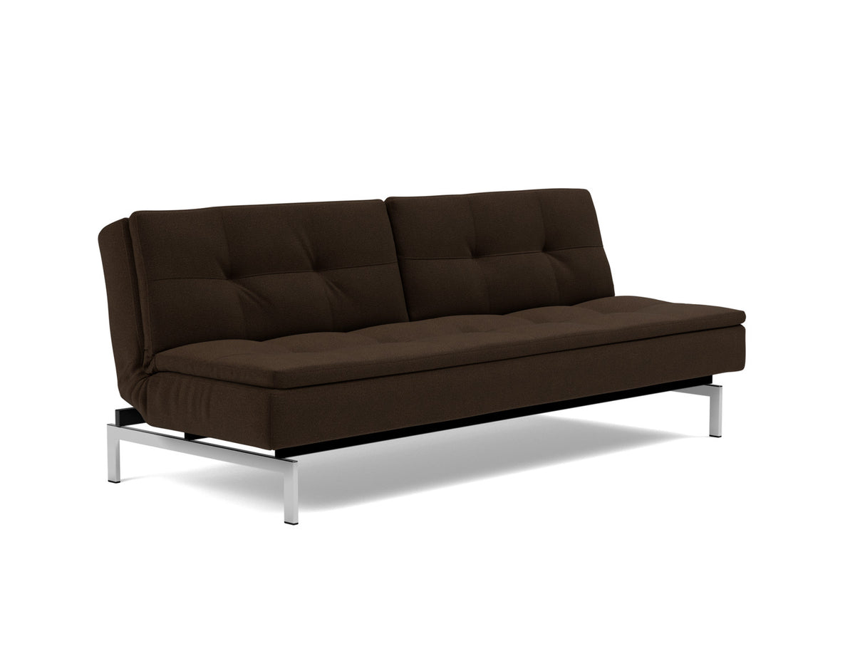 DUBLEXO Sofa Bed Chrome, 3/4 view