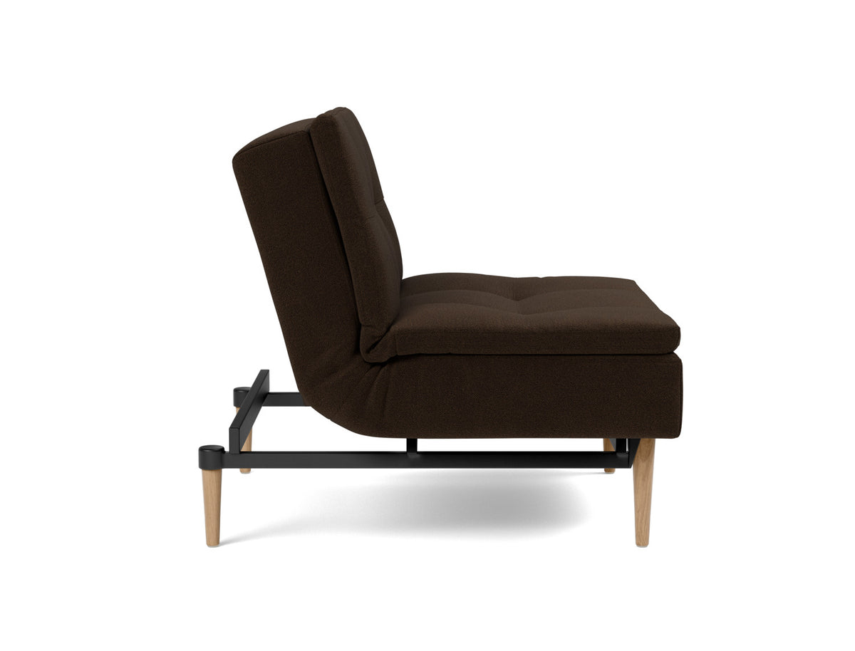 DUBLEXO Chair Styletto, Light Oak, side view