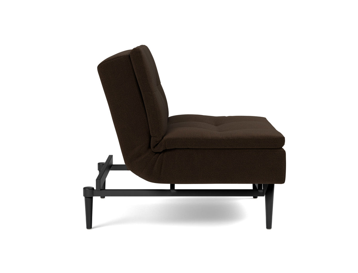 DUBLEXO Chair Styletto, Black Oak, side view