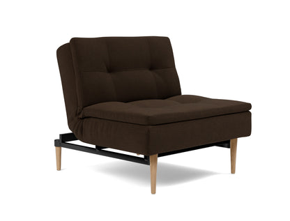 DUBLEXO Chair Styletto, Light Oak, 3/4 view
