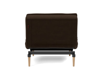 DUBLEXO Chair Styletto, Light Oak, back view