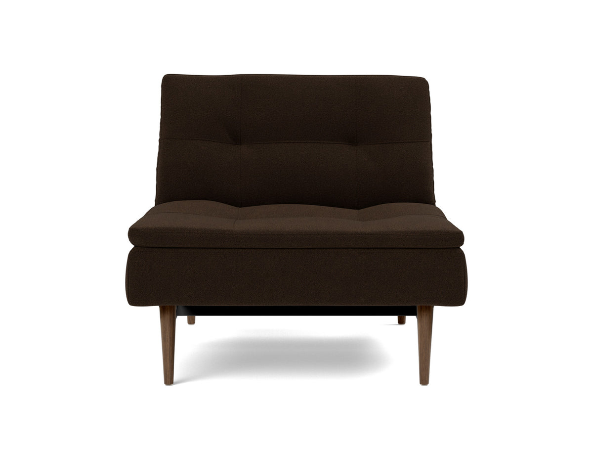 DUBLEXO Chair Styletto, Dark Oak, front