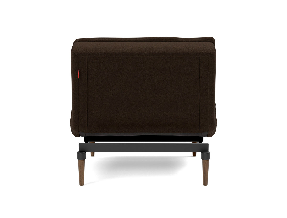 DUBLEXO Chair Styletto, Dark Oak, back view