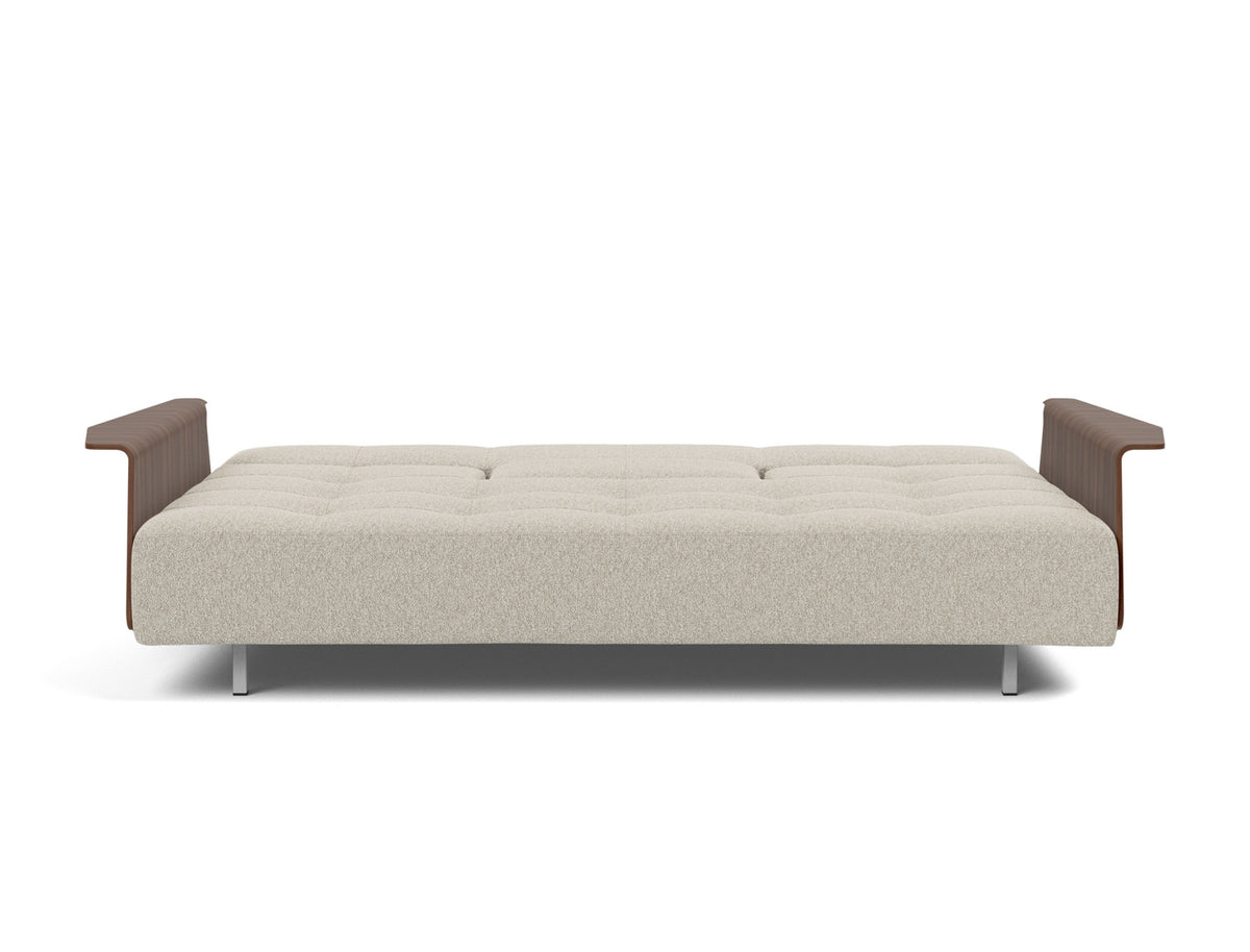 LONG HORN D.E.L. Sofa Bed, Walnut, bed position