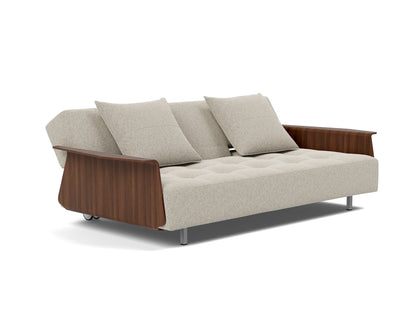 LONG HORN D.E.L. Sofa Bed, Walnut, relaxed position
